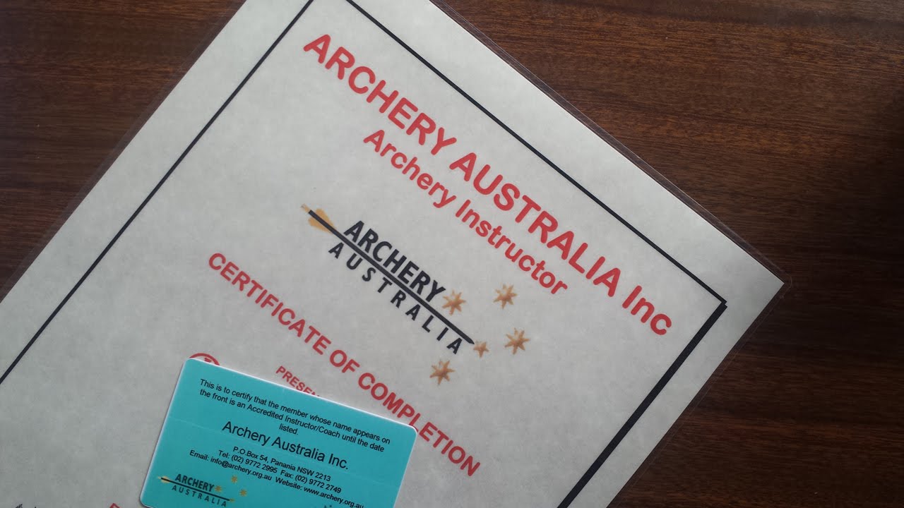 Becoming an Archery Instructor