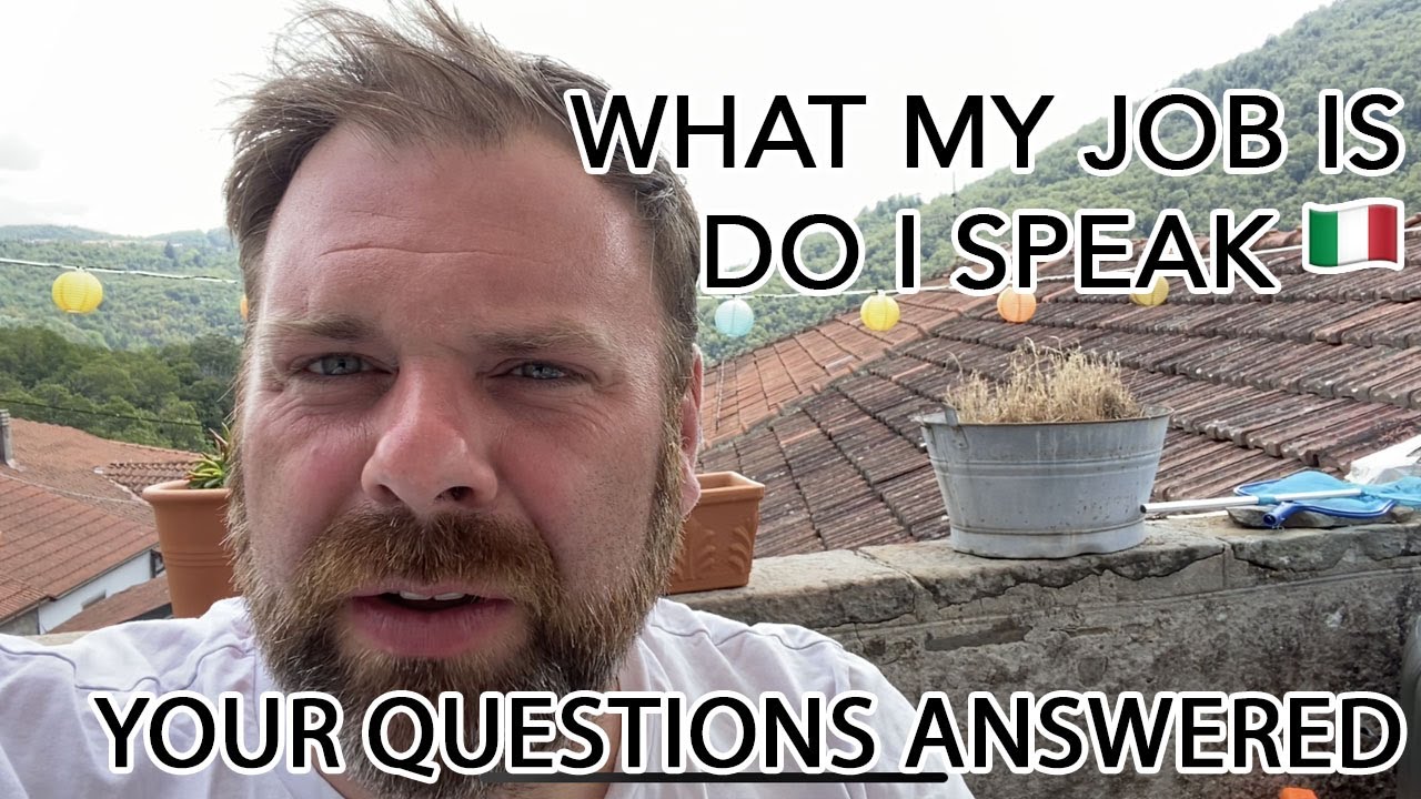 Can I speak Italian? What do I do for a living? Answers to your questions!