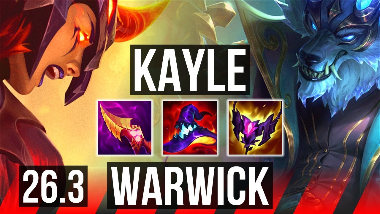 KAYLE vs WARWICK (TOP) | EUW Grandmaster | 26.3