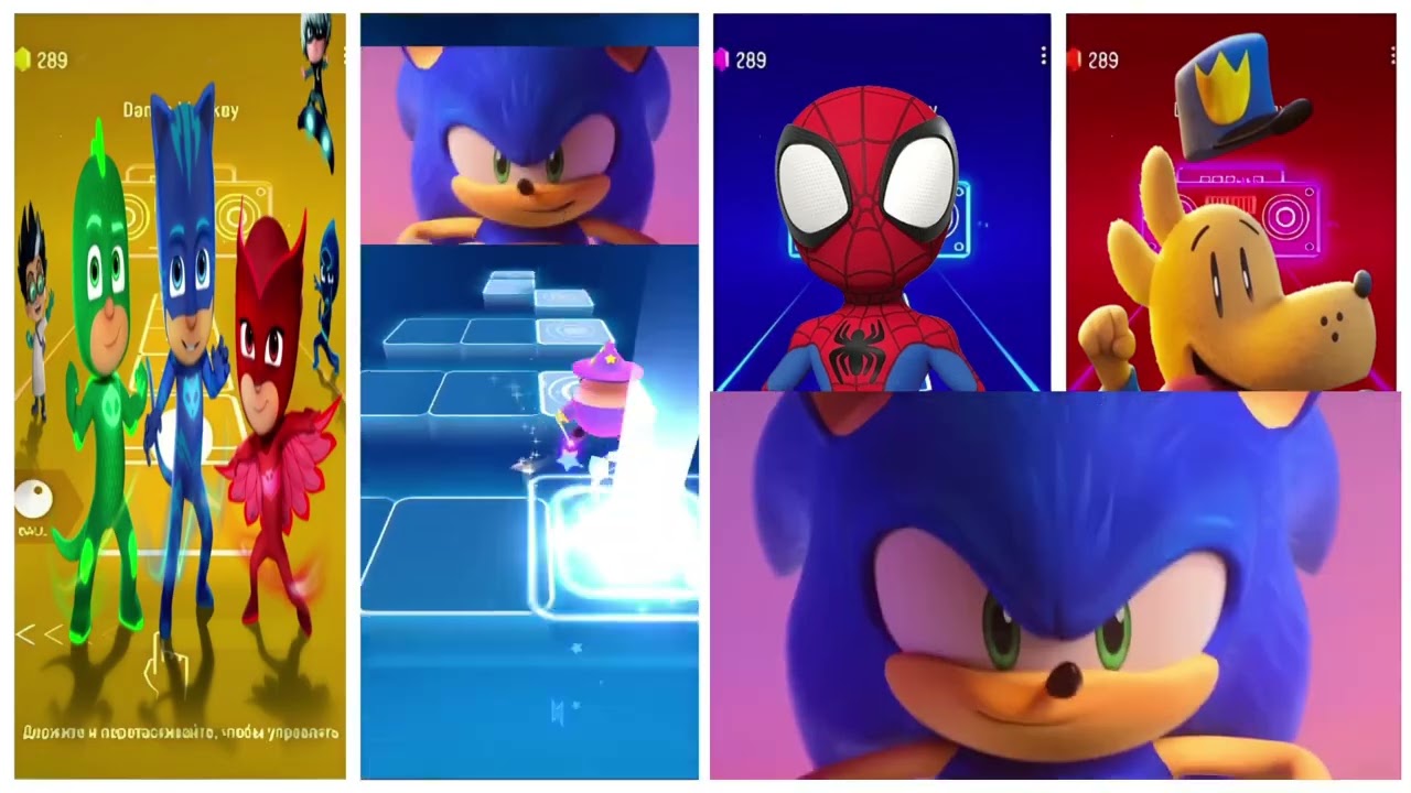Pj Masks 🆚️ sonic prime 🆚️ Spidey and His Amazing 🆚️ dog Man