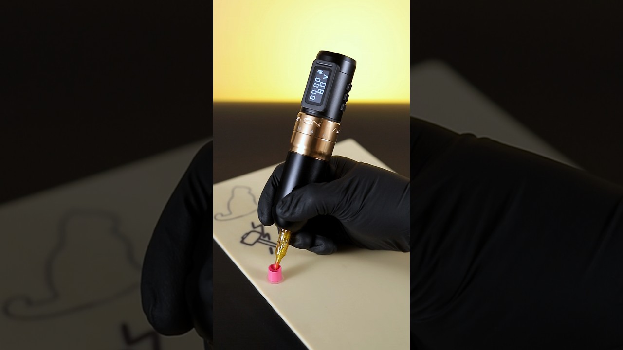 Ambition Mars-U 2.2-4.2mm Adjustable Stroke Wireless Tattoo Machine #ambition #tattoomachine #artist