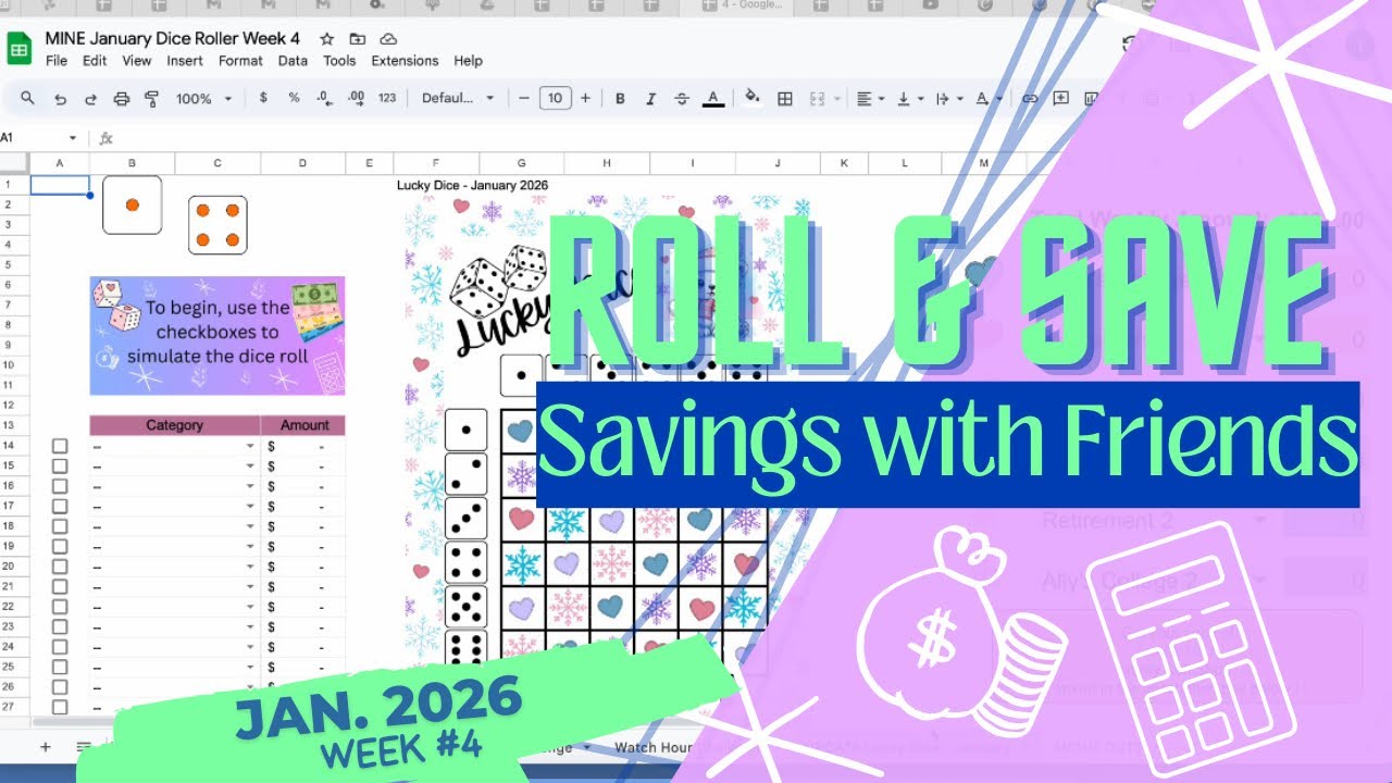 Savings with Friends #4 | 2026 Savings Challenge | YNAB
