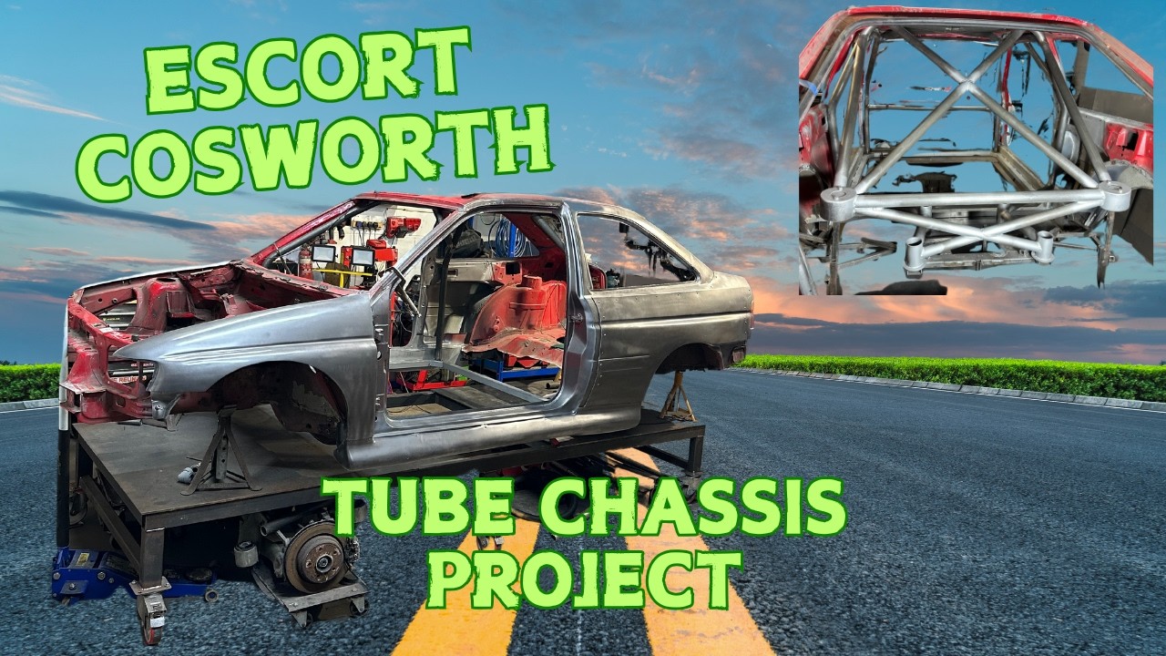 Проект Escort Cosworth Tube Chassis Project Ep16 Установка стапеля для BMW E36