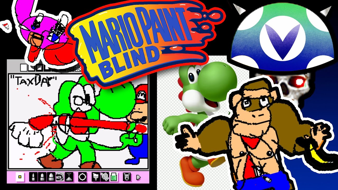 [Vinesauce] Joel - Blind Mario Paint ( Part 1 )