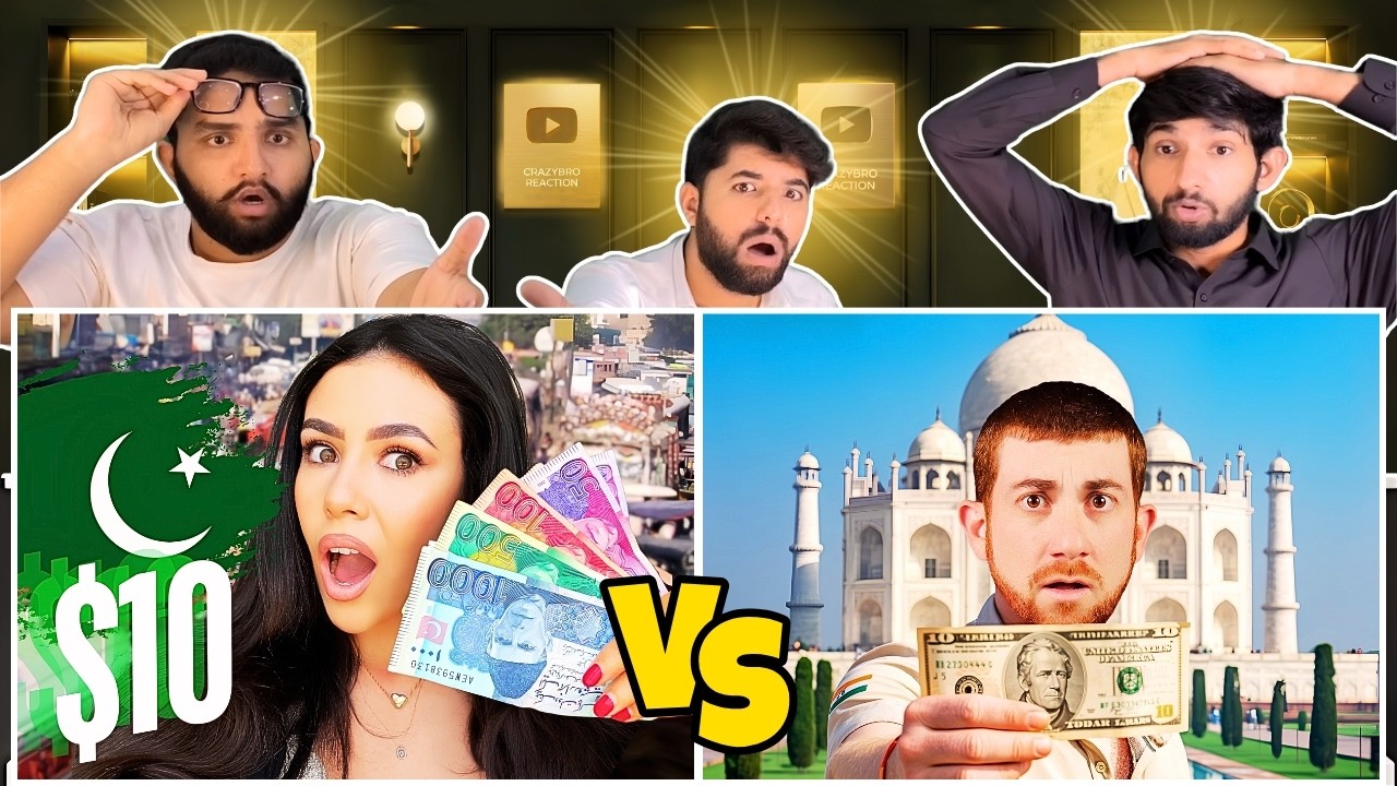 Pakistani Reaction On What $10 Gets You in Pakistan vs India | 🇵🇰❤️🇮🇳
