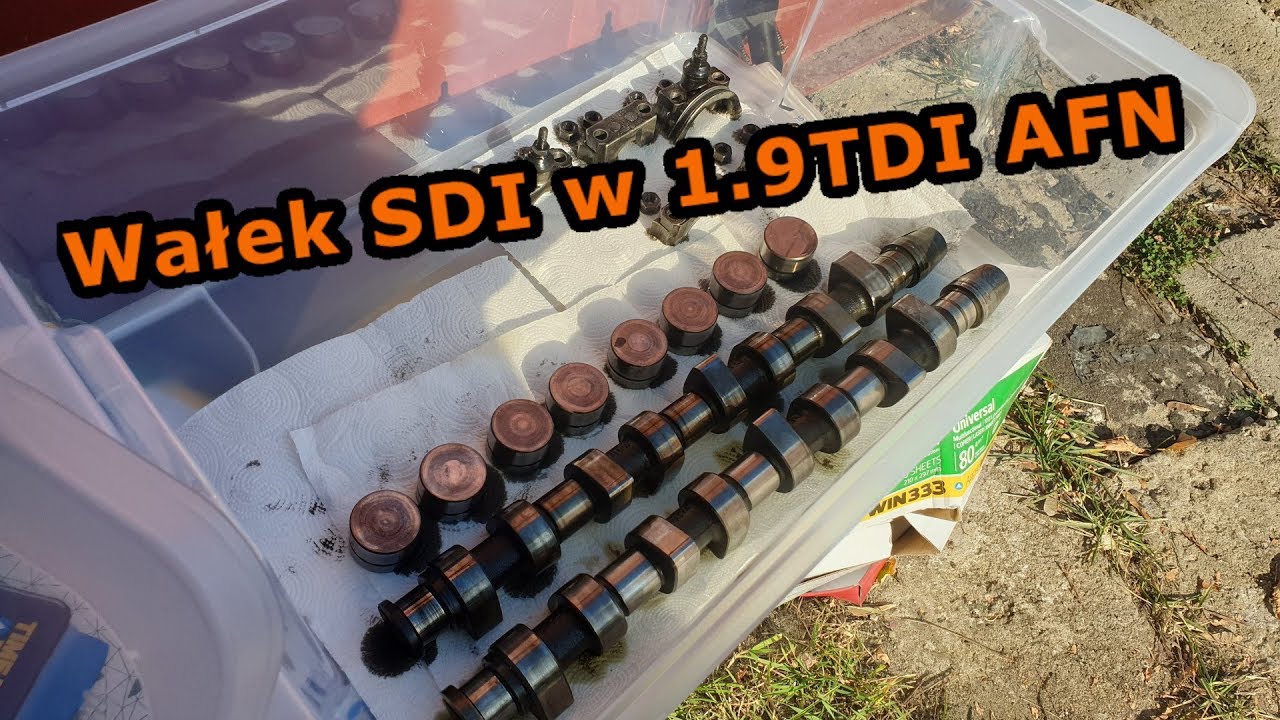 Montaż wałka SDI w 1.9 TDI oraz uszczelniacze - Audi A4 B5
