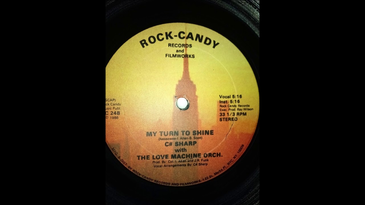 C# Sharp With The Love Machine Orch. ‎– My Turn To Shine(Vocal)