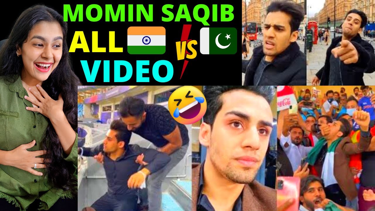Pakistan WON 🥵 | Indian Reaction on Momin Saqib Funny India VS PAK All Videos Compilation
