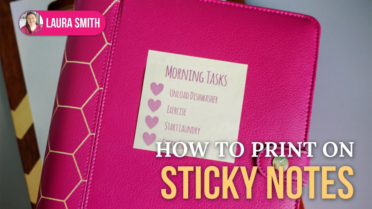 How to Print on Sticky Notes