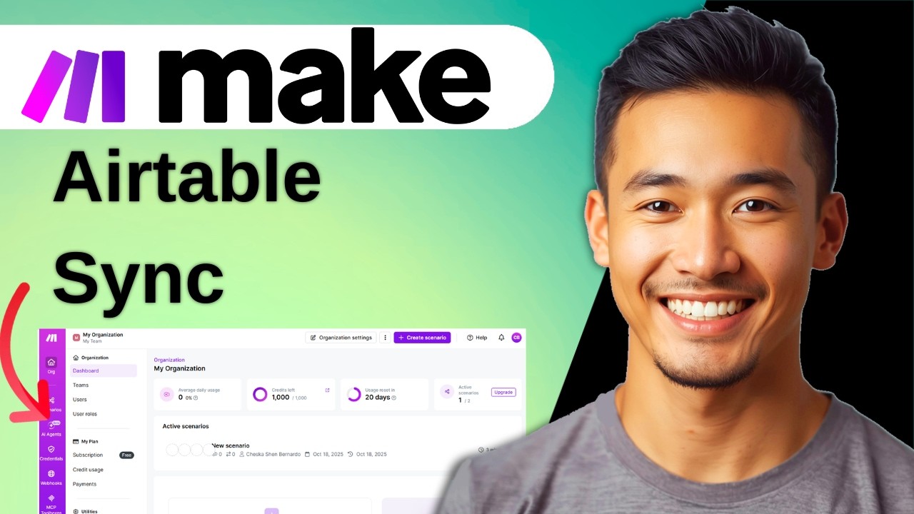 How to connect Airtable to Make com How to connect Make com with Airtable