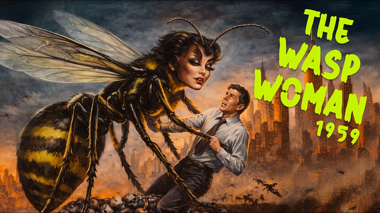 The Wasp Woman (1959) | A Beauty Miracle Turns Into A Nightmare | Horror Movie