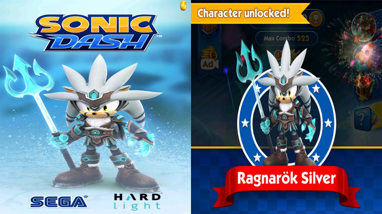 Sonic Dash - Ragnarök Silver: разблокирован новый персонаж - разблокированы все 129 персонажей. И...