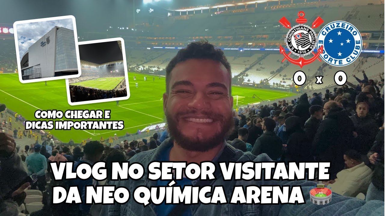 VLOG NO SETOR VISITANTE DA NEO QUÍMICA ARENA! TUDO QUE VOCÊ PRECISA SABER 🏟️
