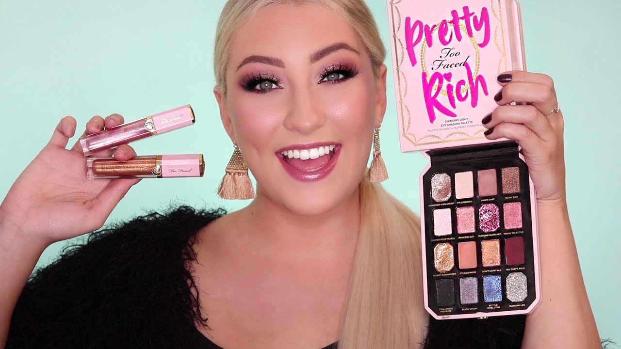 Too Faced PRETTY RICH 💎  REVIEW and FIRST IMPRESSIONS | GLAMNANNE