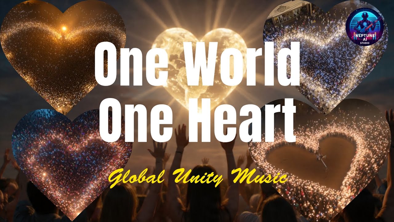 One World, One Heart ❤️🌍 | Global Unity Music | NeptuneAIStudio Official