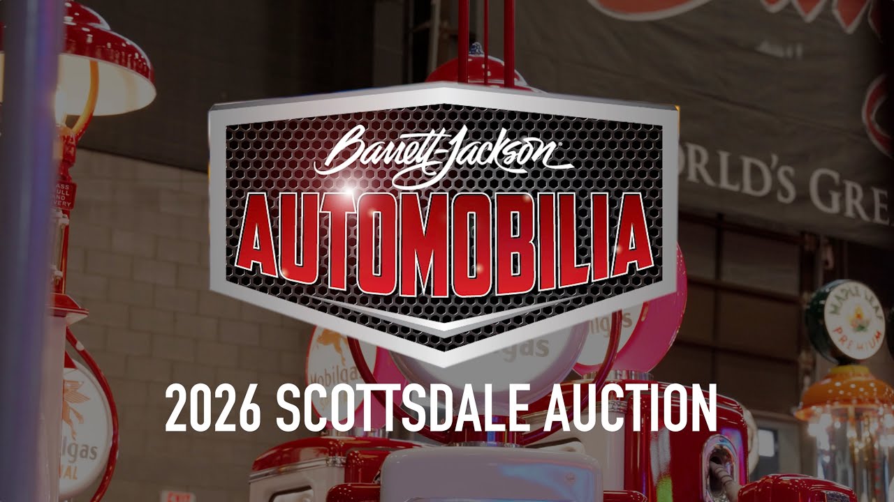 FIRST LOOK - 2026 Scottsdale Automobilia Collection - BARRETT-JACKSON 2026 SCOTTSDALE AUCTION