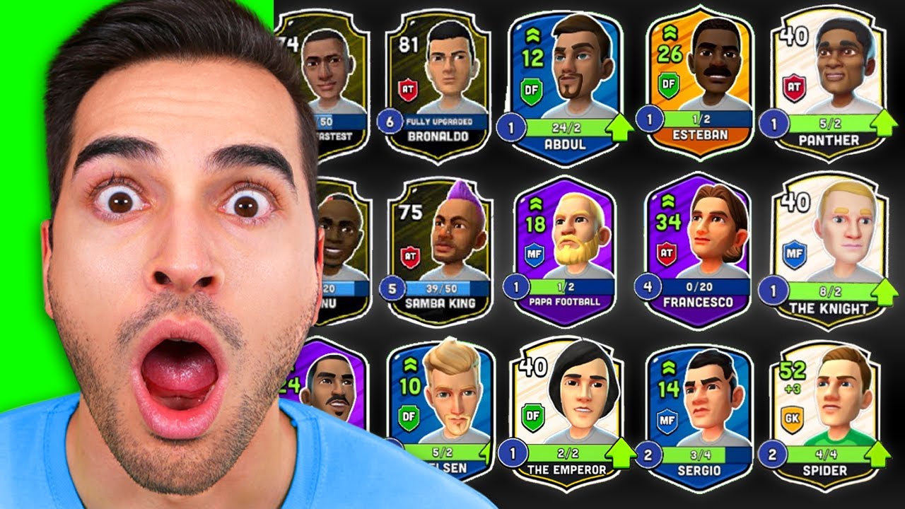 TROVO TANTISSIMI NUOVI GIOCATORI DI CALCIO - MINI FOOTBALL