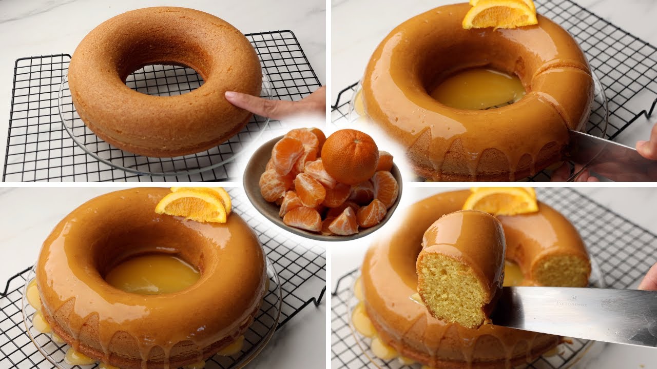 كيكة الشتاء المفضلة عندي 🫢🍊كيكة اليوسفي أخف و ألذ و أسهل من أي كيكة برتقال جربتوها