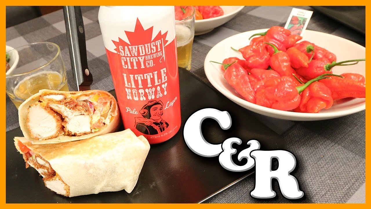 Ghost Pepper Crispy Chicken Bacon Wraps - Cook & Review - Cook & Review Ep #54