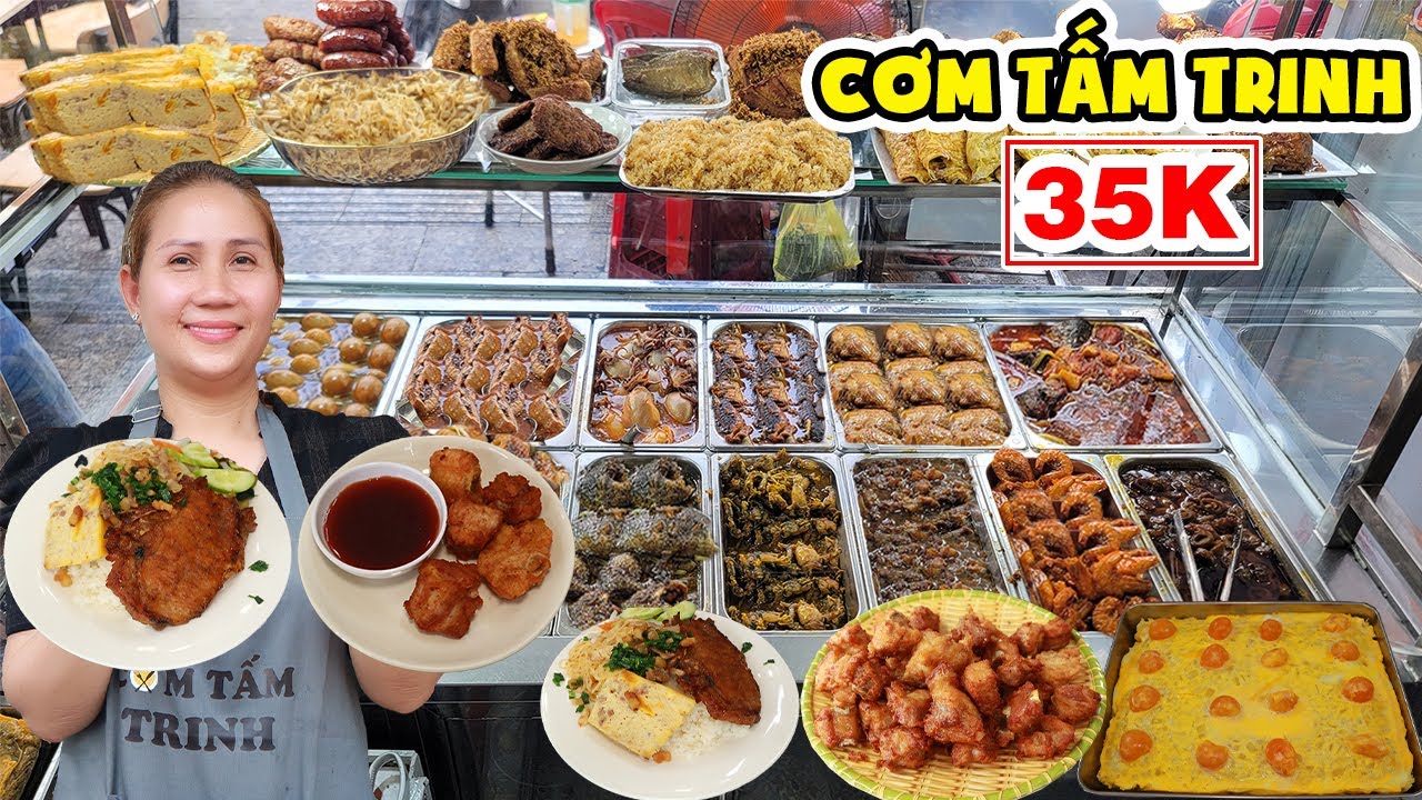Cơm Tấm Trinh 35K Cùng Hơn 40 Món Hấp Dẫn Khẳng Định Đồ Tươi Nóng Nhìn Là Mê