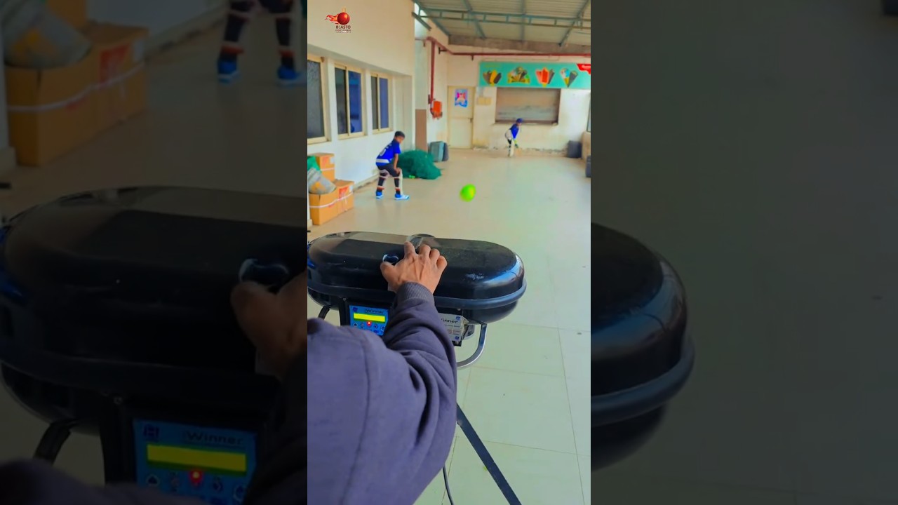 batting session with bowling machine ✨️