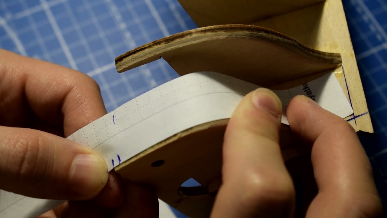 Santa Maria 1:65 step by step #5 Preparing to planking (Подготовка к обшивке)