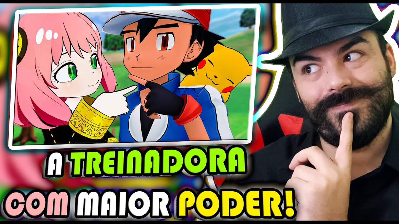 REACT - E se a Anya fosse uma TREINADORA POKÉMON? no Spy x Family @Lanzinho