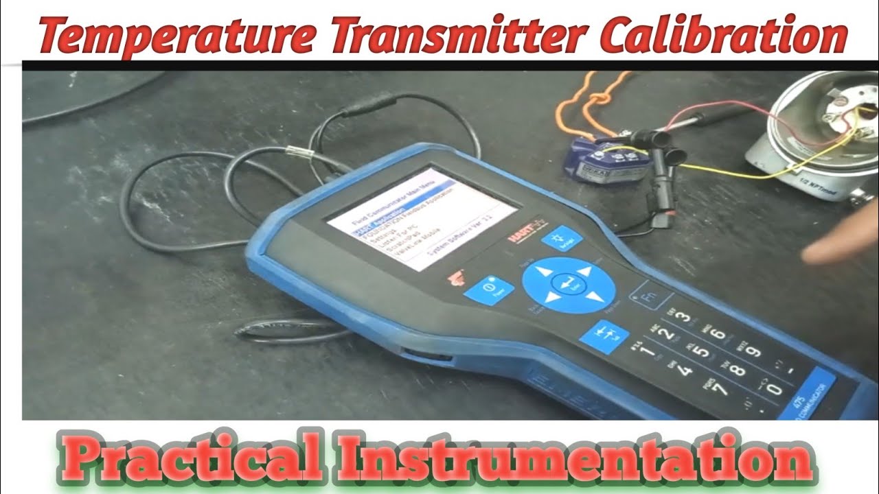 How to calibrate Temperature Transmitter by HART 475 |K type thermocouple connection with Tansmitter