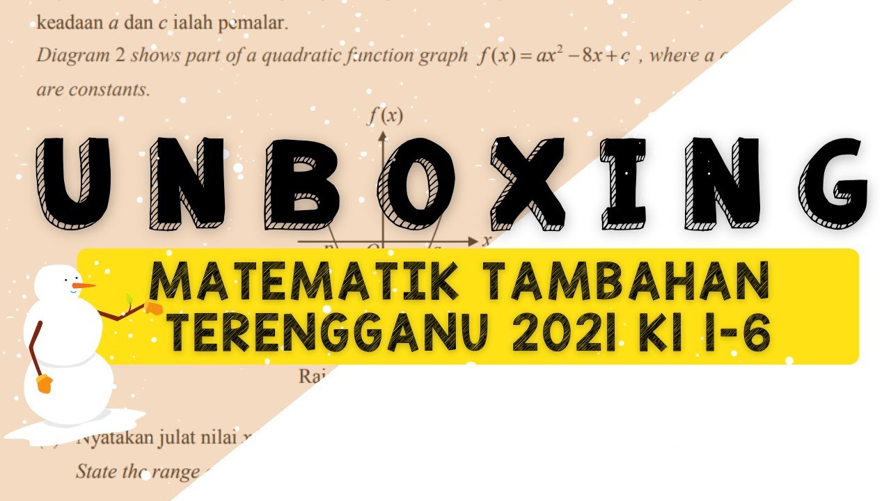 Terengganu | Soalan 1 – 6 | SPM Trial 2021 Matematik Tambahan Kertas 1 (Full Solution)