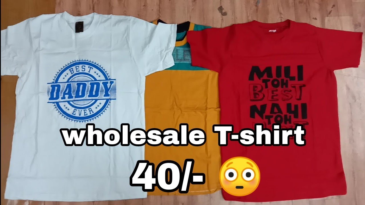 Wholesale T-shirt Market in Varanasi 