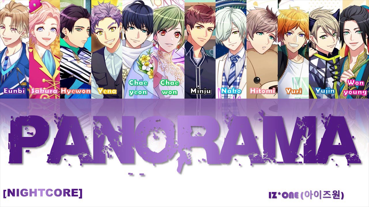 PANORAMA [NIGHTCORE] (Boy Ver.) - IZ*ONE (아이즈원)