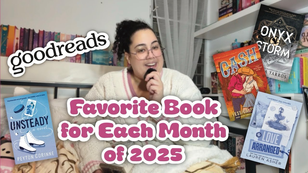 Favorite Book for Each Month of 2025