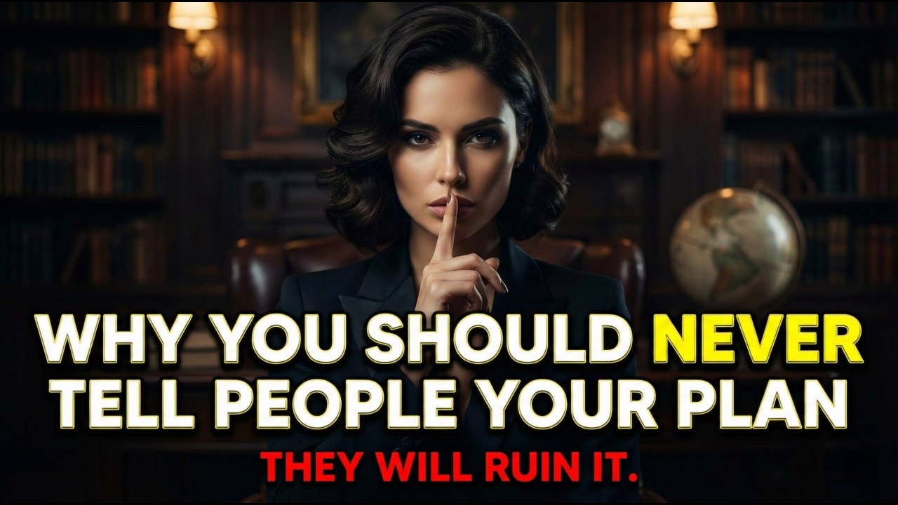 Why you should NEVER tell people your plans
