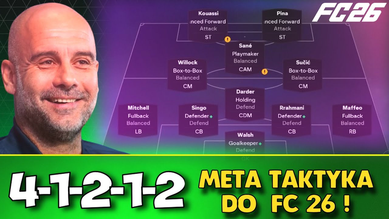 TAKTYKA 41212 - CZYLI TIKI-TAKA W OFENSYWNYM STYLU W FC 26!
