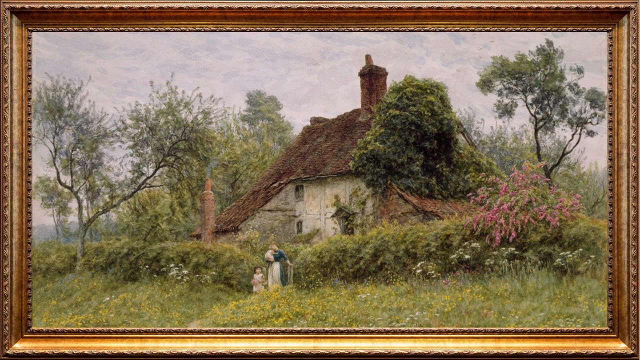 Luxury Art Vintage Oil Painting | Framed Art Aesthetics Screensaver for TV