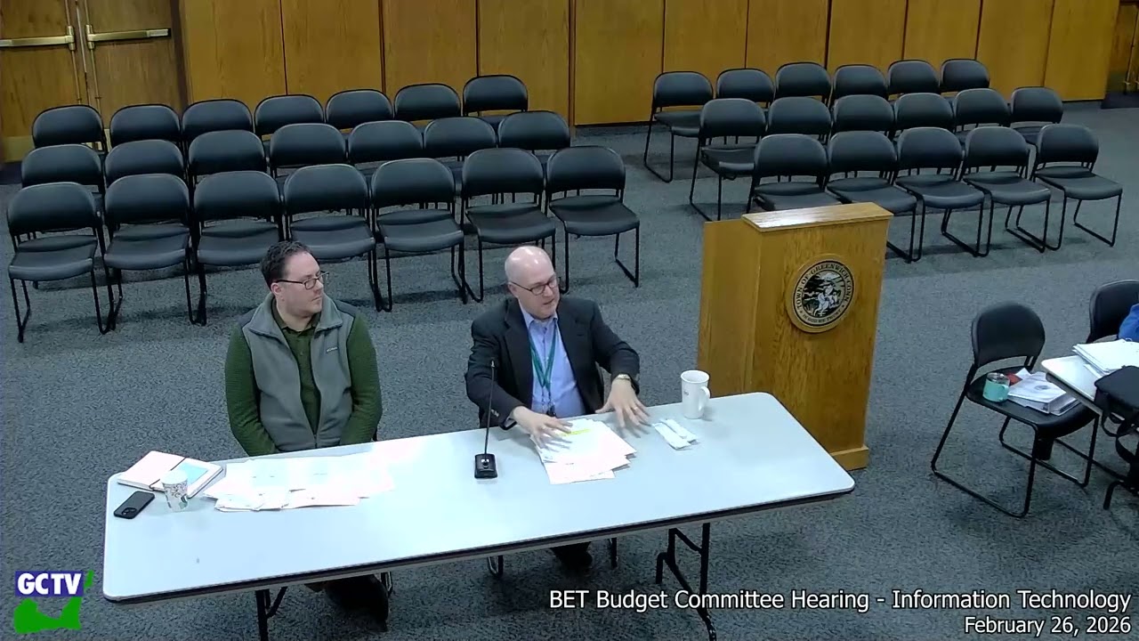 BET Budget Committee Hearing - Information Technology, February 26, 2026