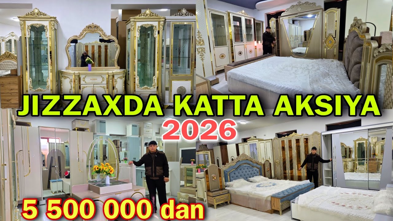 31 января 2026 JIZZAX MEBELLARI ARZON BO'LIB KETTI AKSIYA ULGIRIB QOLING