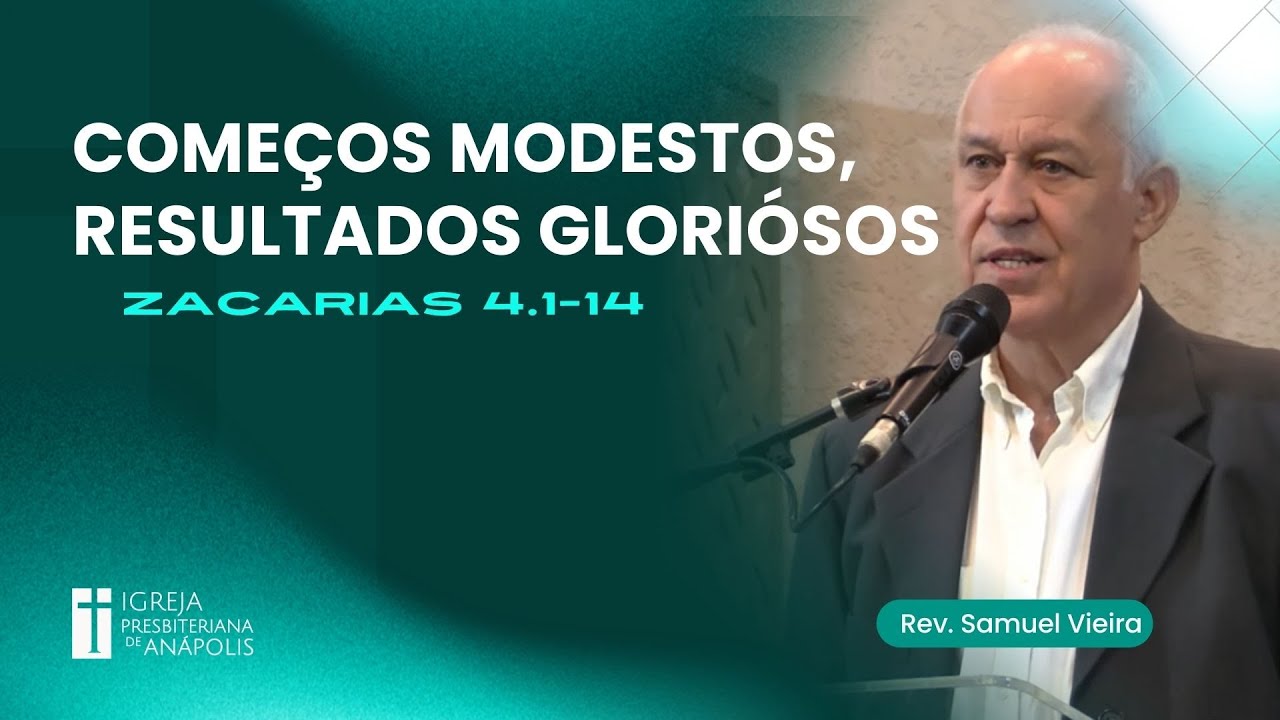 Começos modestos, resultados gloriosos | Zc 4.1-14 | 01.02.2026 | Culto Noturno
