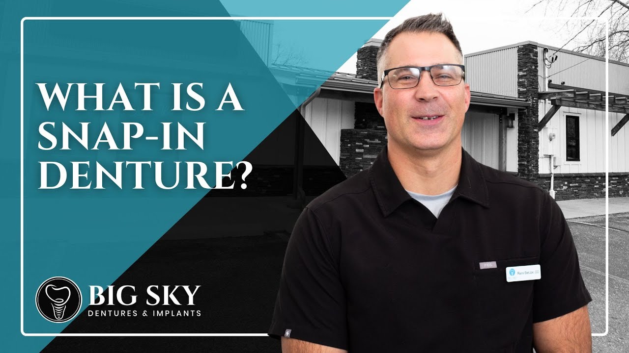 Snap-In Dentures in Missoula, MT | Big Sky Dentures & Implants