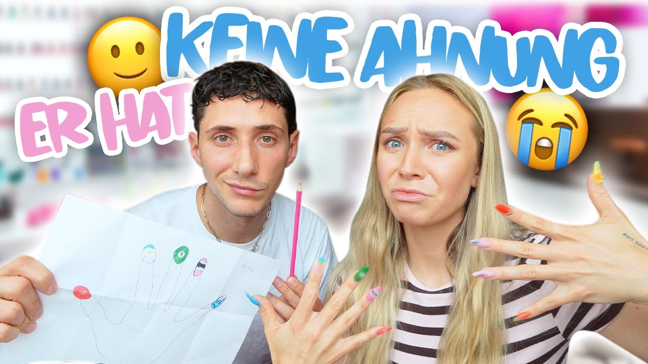 Mein Freund DESIGNED meine GEL-NÄGEL 💅😭| CARAMELLA