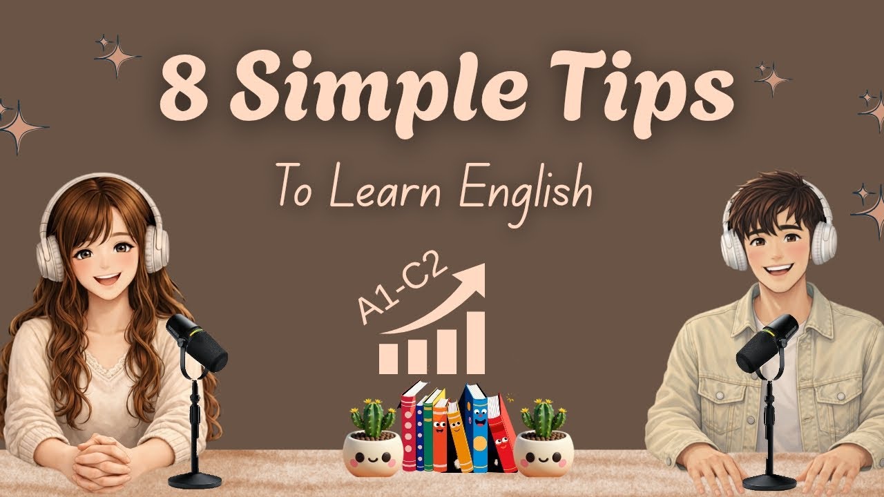 English Podcast For Learning English | 8 Simple Tips To Learn English | Slow English Practice 