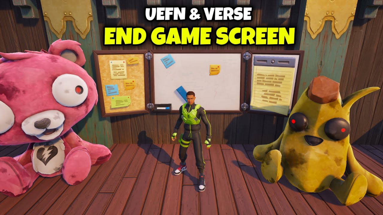 How To Make End Game Screen In UEFN & Verse