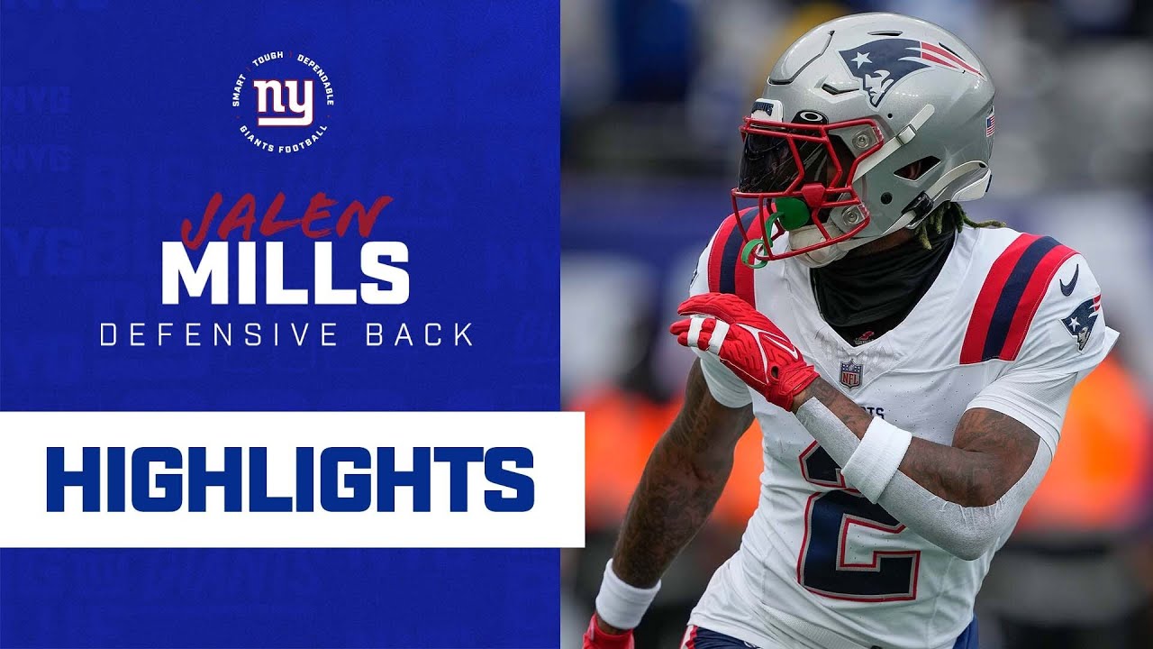 HIGHLIGHTS: DB Jalen Mills | New York Giants