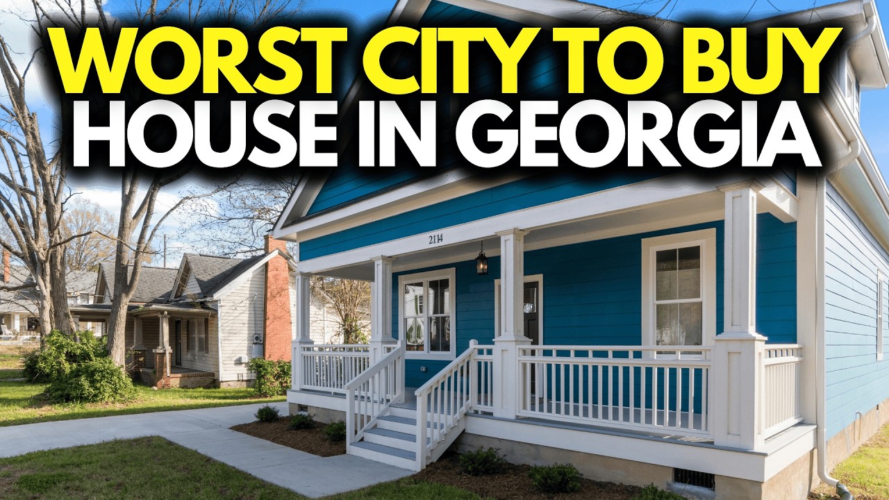 10 Worst Cities to Buy a House in Georgia in 2025