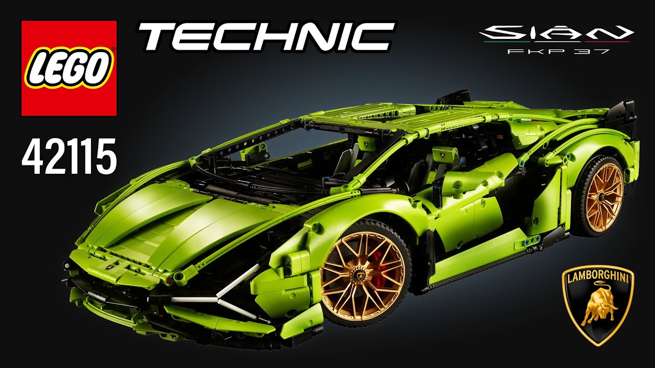 LEGO Technic Lamborghini Si&aacute;n FKP 37 (42115)[3696 pcs] Step-by-Step Building Instructions | TBB​