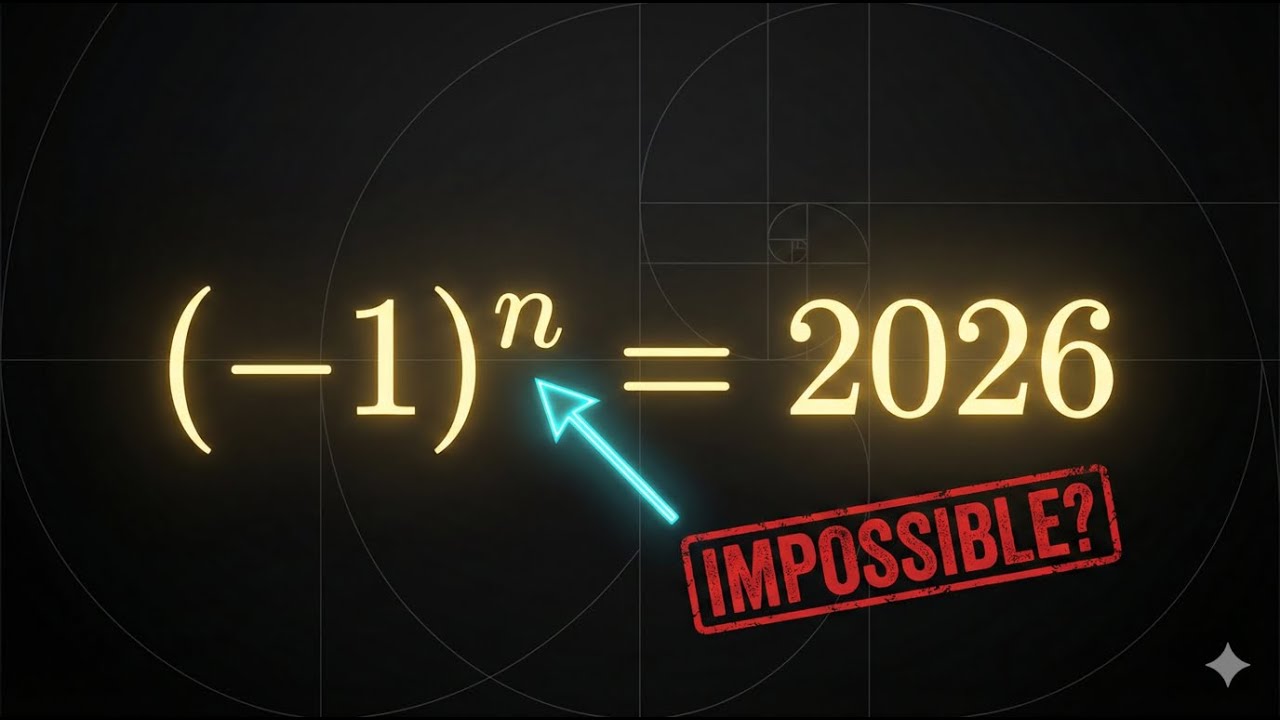 Solve (-1)^n = 2026