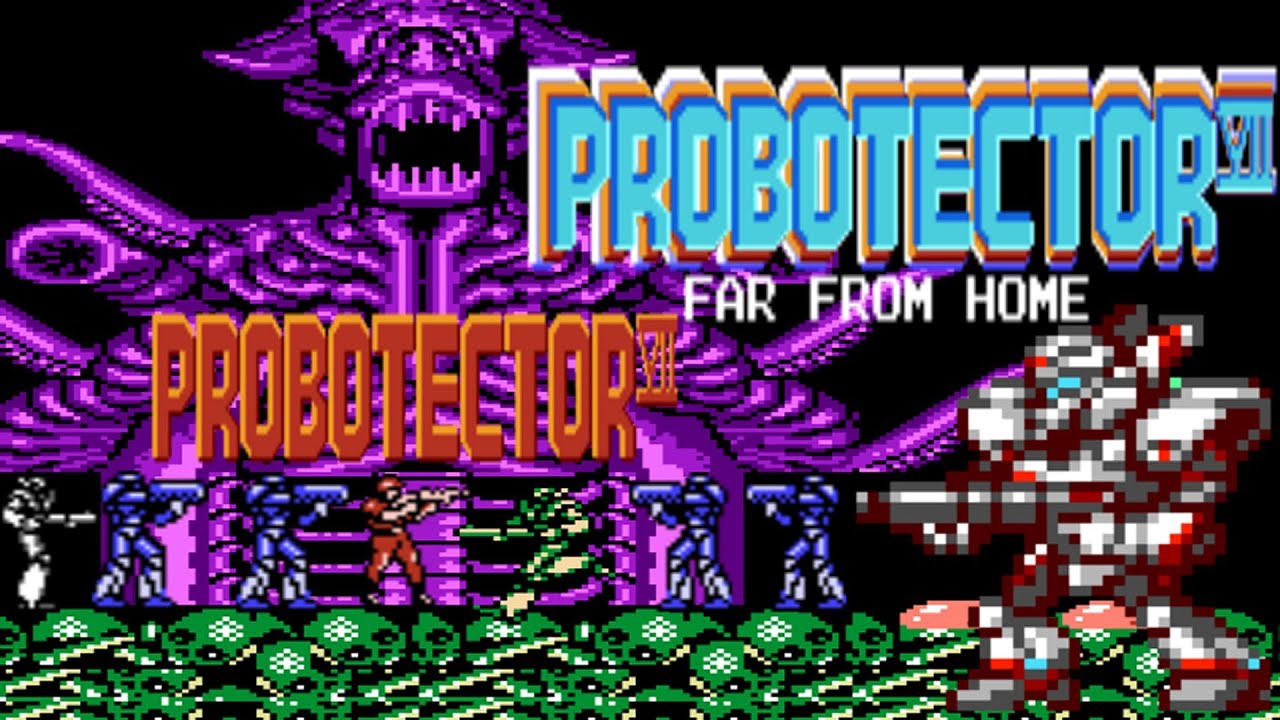 PROBOTECTOR VII: Far From Home (Super Contra 7 Hack) (Unl) (NES Pirate) - NES Longplay - NO DEATH