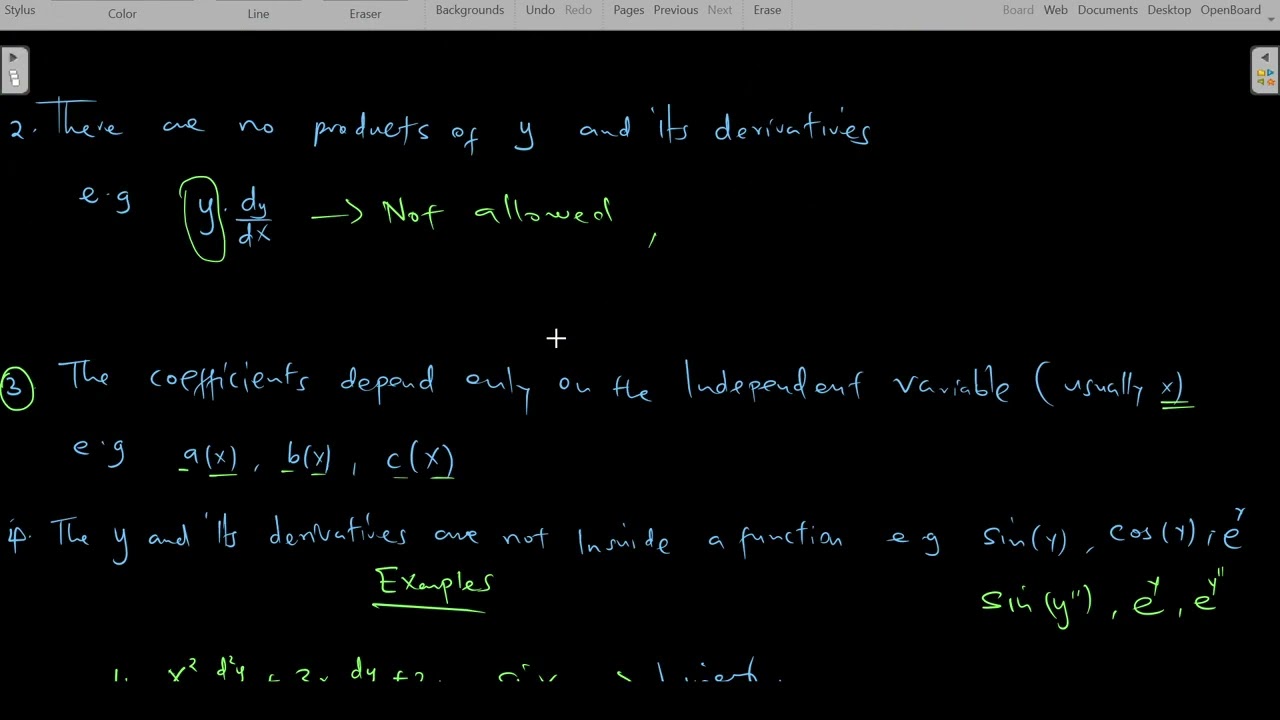 Linear and nonlinear second order differential equations