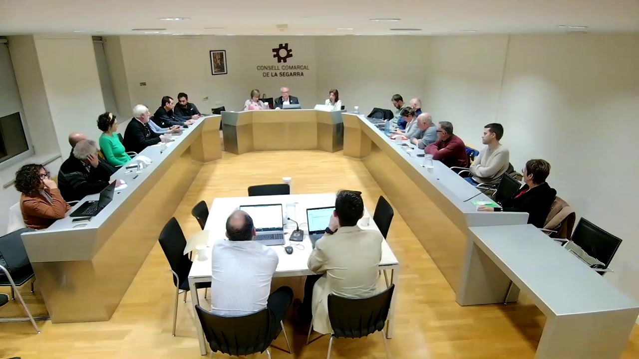 Ple Consell Comarcal de la Segarra 05/03/25