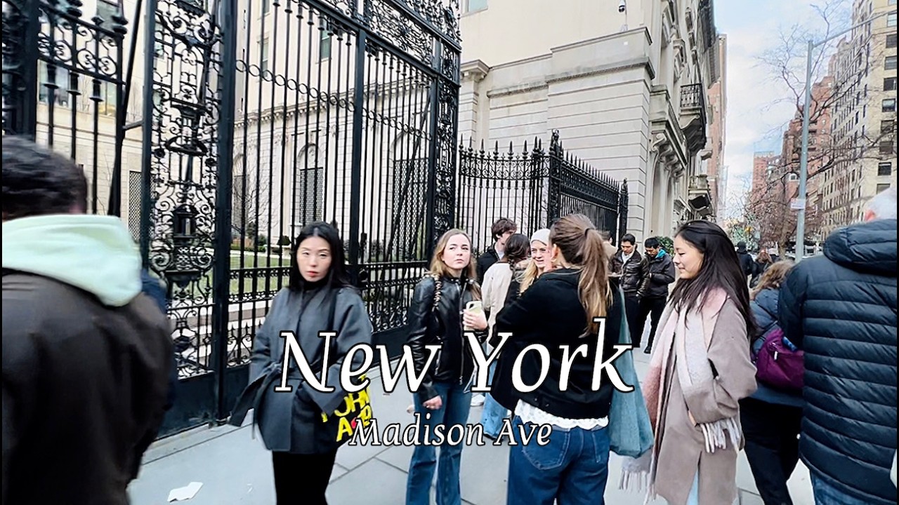 [4K] NYC Winter Walk Luxury Madison Ave | The Frick Collection | Ralph Lauren | Hermes | Sotheby’s